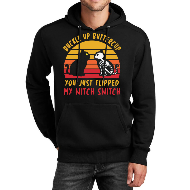 Halloween T  Shirt Buckle Up Buttercup Flipped Witch Switch T  Shirt Unisex Hoodie | Artistshot