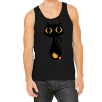 Halloween T  Shirt Candy Corn Halloween Cat T  Shirt Tank Top | Artistshot