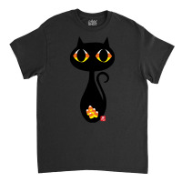 Halloween T  Shirt Candy Corn Halloween Cat T  Shirt Classic T-shirt | Artistshot