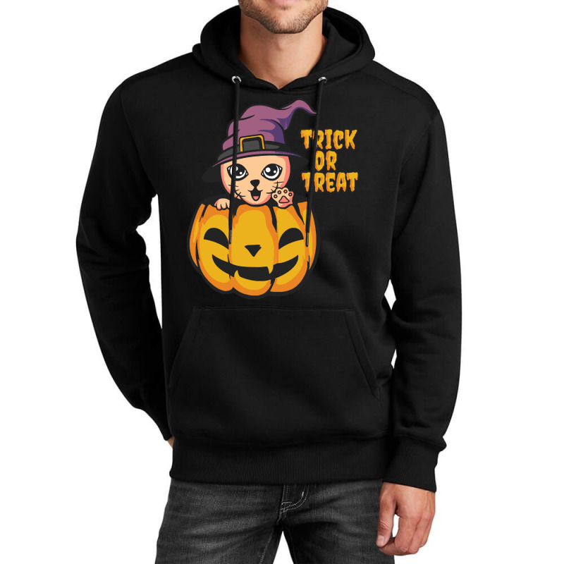 Halloween T  Shirt Cat Halloween T  Shirt Unisex Hoodie | Artistshot