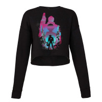 Art Character Hero Anime Cool Women My Favorite Cropped Sweater | Artistshot