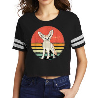 Retro Vintage Fennec Fox Shirt Fennec Fox Animal T Shirt Scorecard Crop Tee | Artistshot