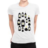 Happy Lanterns Ladies Fitted T-shirt | Artistshot