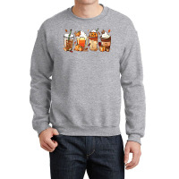 Halloween T  Shirt Fall Coffee P N G Pumpkin Spice Latte Iced Warm Coz Crewneck Sweatshirt | Artistshot