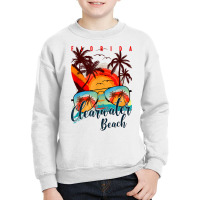 Clearwater Beach Fl. Summer Vacation Trip   Florida Beaches T Shirt Youth Sweatshirt | Artistshot