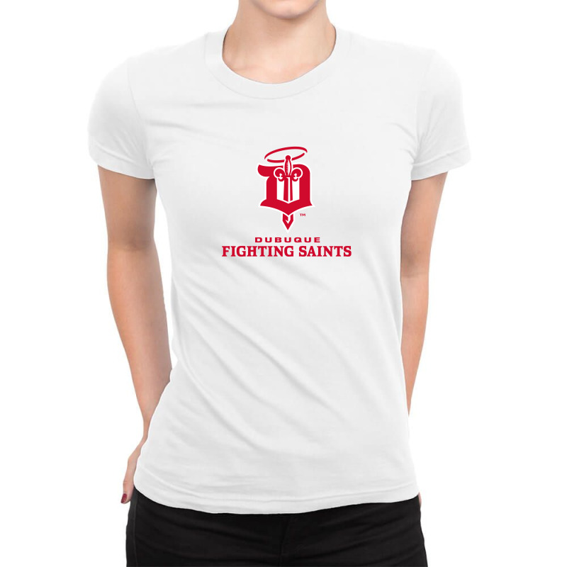 Dubuque-fighting-saints Ladies Fitted T-Shirt by Zoroshop | Artistshot