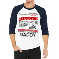 This Daddy Loves Motorcycles 3/4 Sleeve Shirt | Artistshot