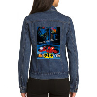 Vintage Retro Gohan Dragon Funny Gift Ladies Denim Jacket | Artistshot