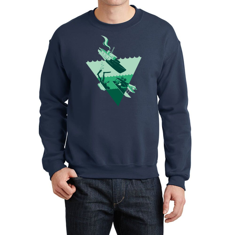 Bermuda Triangle Crewneck Sweatshirt by DitreamX | Artistshot