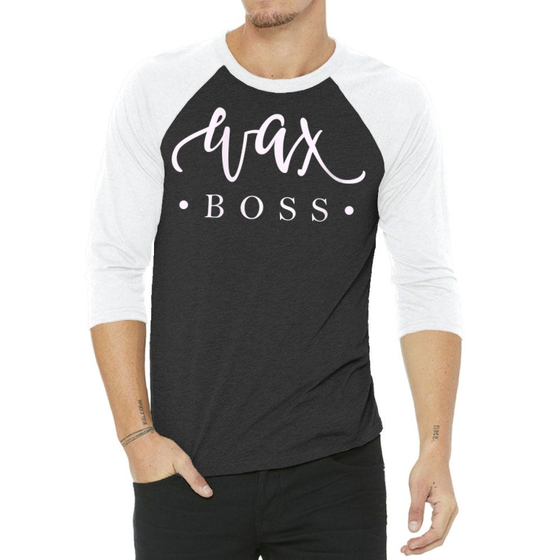 Womens Cute Wax Boss Waxing Gift Estheticians Cosmetologists V Neck T 3/4 Sleeve Shirt | Artistshot