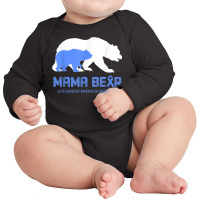 Mama Bear Osteogenesis Imperfecta Awareness Shirt Long Sleeve Baby Bodysuit | Artistshot