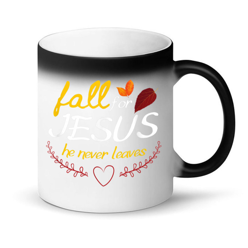 Fall For Jesus Thanksgiving Magic Mug | Artistshot