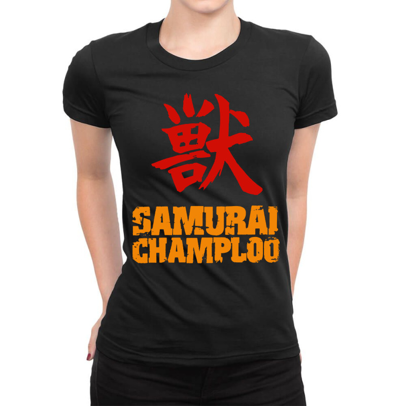 Samurai Champloo Classic Ladies Fitted T-Shirt by berttdedw magazine shop | Artistshot