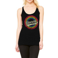 Attractive Queen Retro Rainbow Racerback Tank | Artistshot