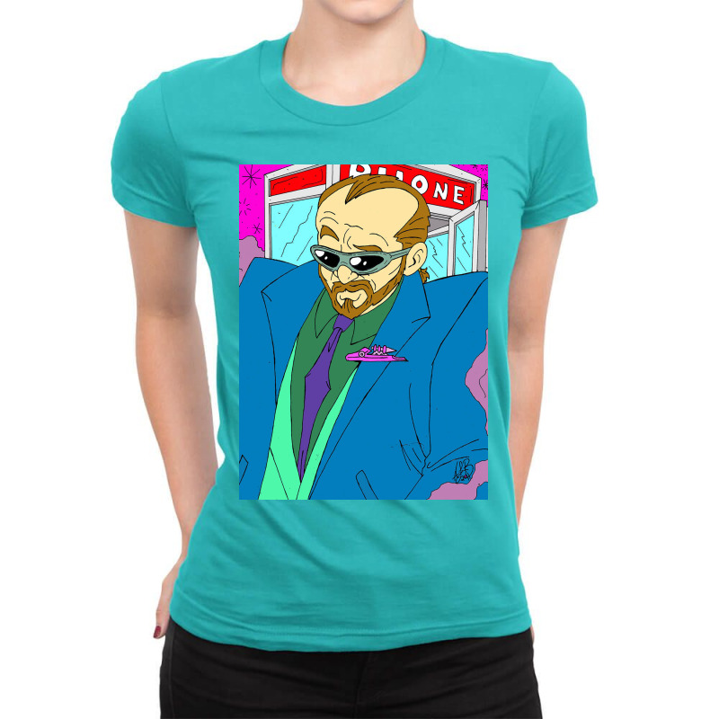 Future Dude Rufus! Ladies Fitted T-Shirt by AlGatorArtistry77 | Artistshot