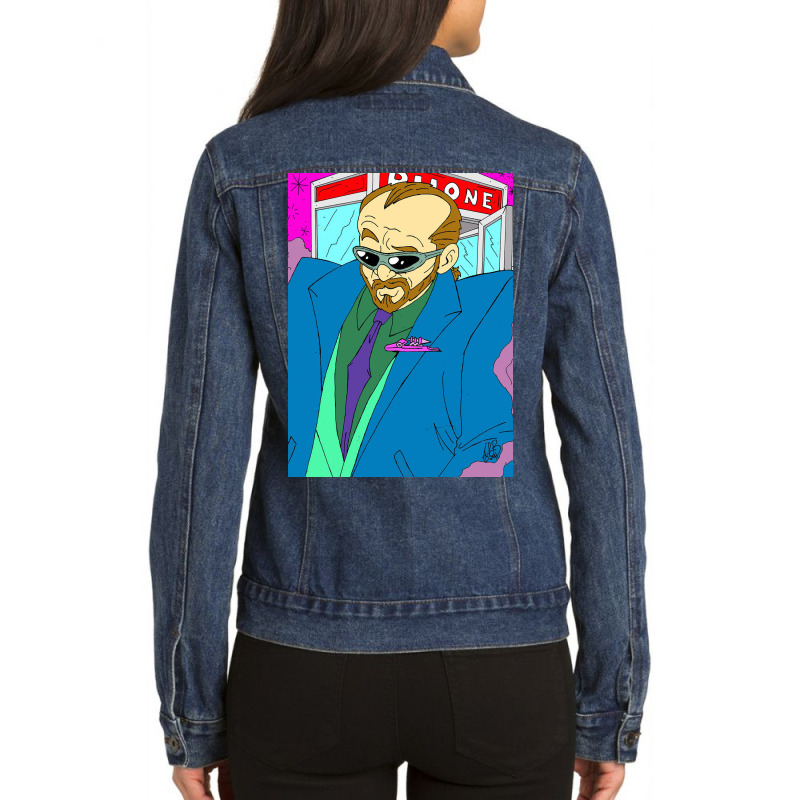 Future Dude Rufus! Ladies Denim Jacket by AlGatorArtistry77 | Artistshot