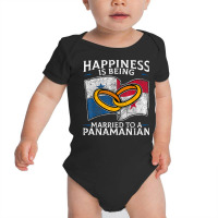 Panamanian Wedding Republic Of Panama Roots Married T Shirt Baby Bodysuit | Artistshot