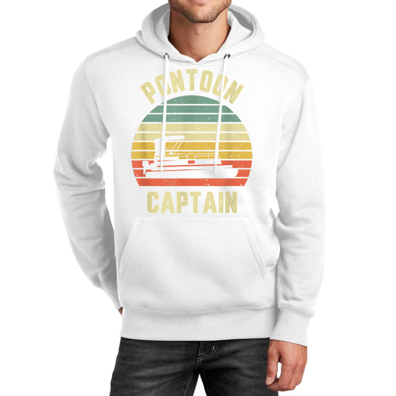 Vintage Pontoon Captain Shirt Funny Pontoon Boat T Shirt Unisex Hoodie | Artistshot