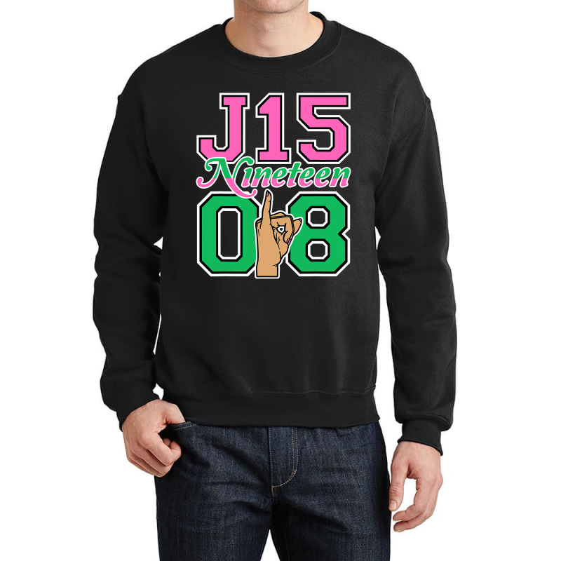 J15 Nineteen 08 Founder's Day Aka Women Hand Sign Crewneck Sweatshirt | Artistshot