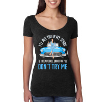 Womens I'll Put You In My Trunk & Help People Look For You Fun Cars V Women's Triblend Scoop T-shirt | Artistshot