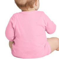 I Wear Pink For My Daughter (breast Cancer Awareness) Long Sleeve Baby Bodysuit | Artistshot