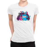 Happy Lovers Pink Ladies Fitted T-shirt | Artistshot