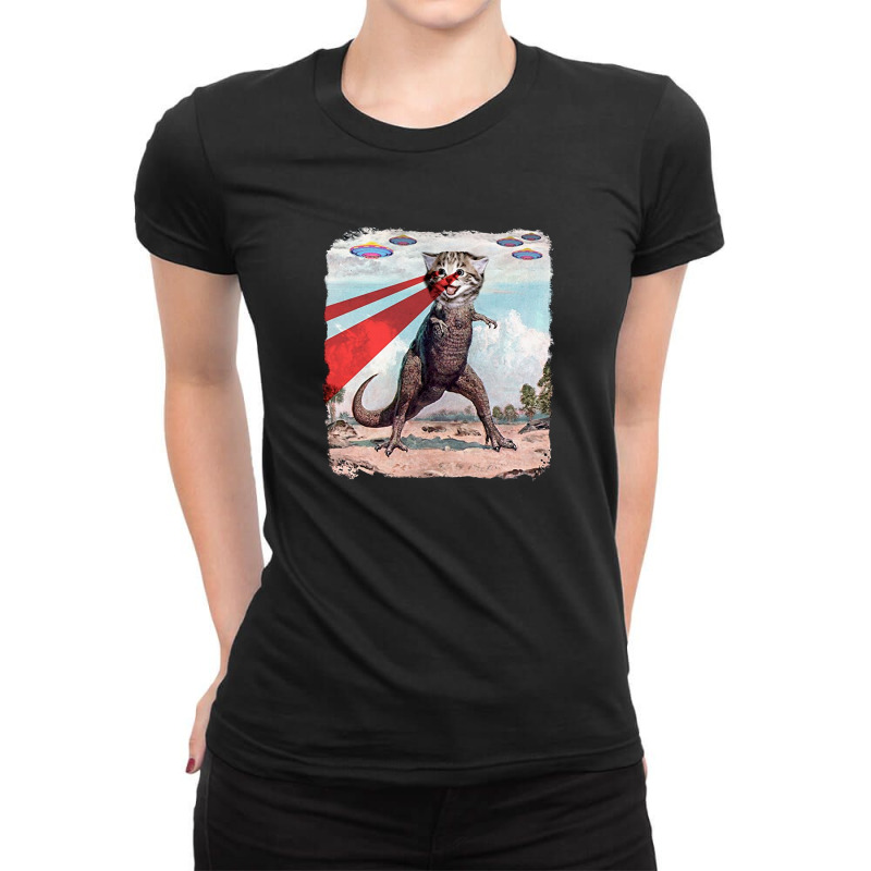 Cat Monsters Ladies Fitted T-Shirt by KontileGiman | Artistshot