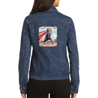 Cat Monsters Ladies Denim Jacket | Artistshot