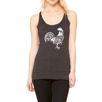 Rooster Pattern Ornament Racerback Tank | Artistshot