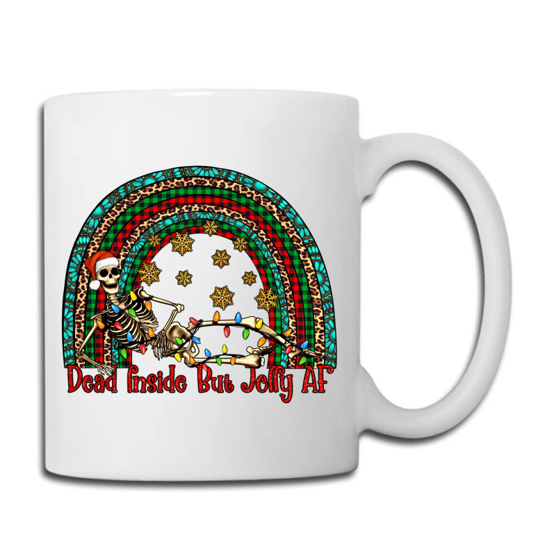 Dead Inside But Jolly Af Rainbow Coffee Mug | Artistshot