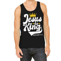 Jesus Is King Revelation 1714 - Christian Religious Bible Characters V Tank Top | Artistshot