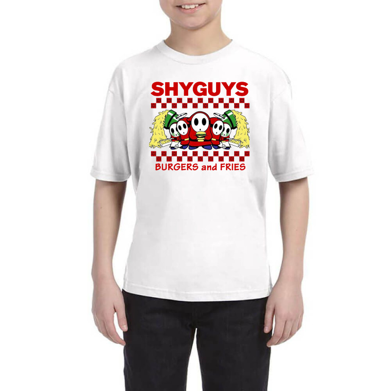 shy guys burgers and fries shirt