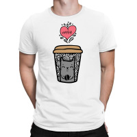 Coffee Cat T-shirt | Artistshot