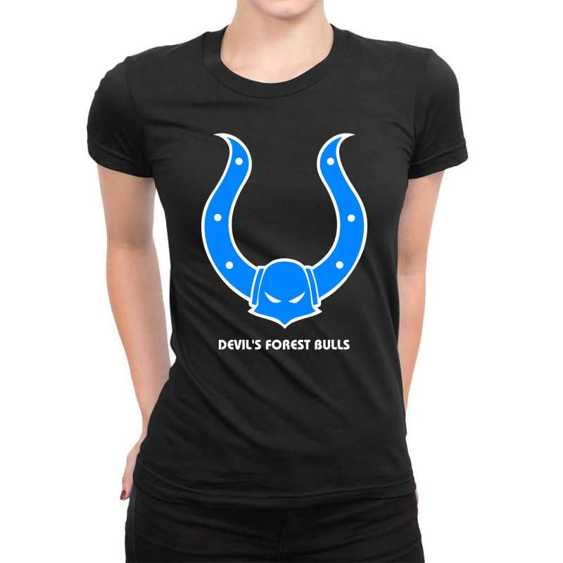 Devils Forest Bulls Ladies Fitted T-Shirt by Specstore | Artistshot