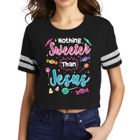 Nothing Sweeter Than Jesus Christian Faith Candy Lover Gifts Scorecard Crop Tee | Artistshot