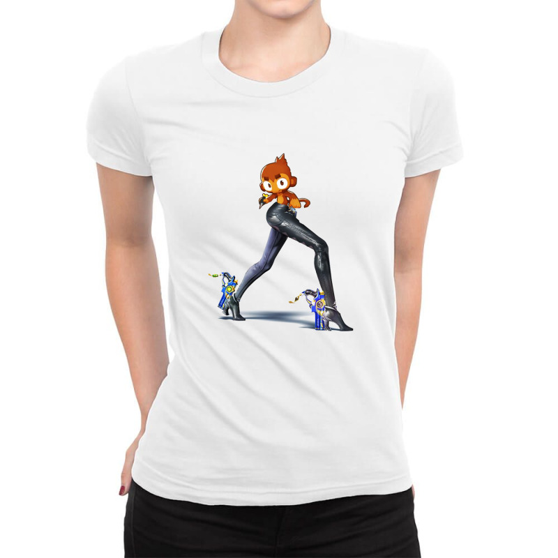 Bloons Td Monkey Duff Ladies Fitted T-Shirt by restuillahi | Artistshot