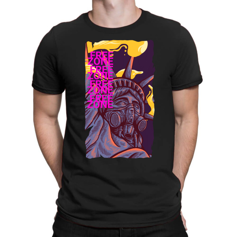 Free Zone Liberty T-Shirt by Us-creat | Artistshot