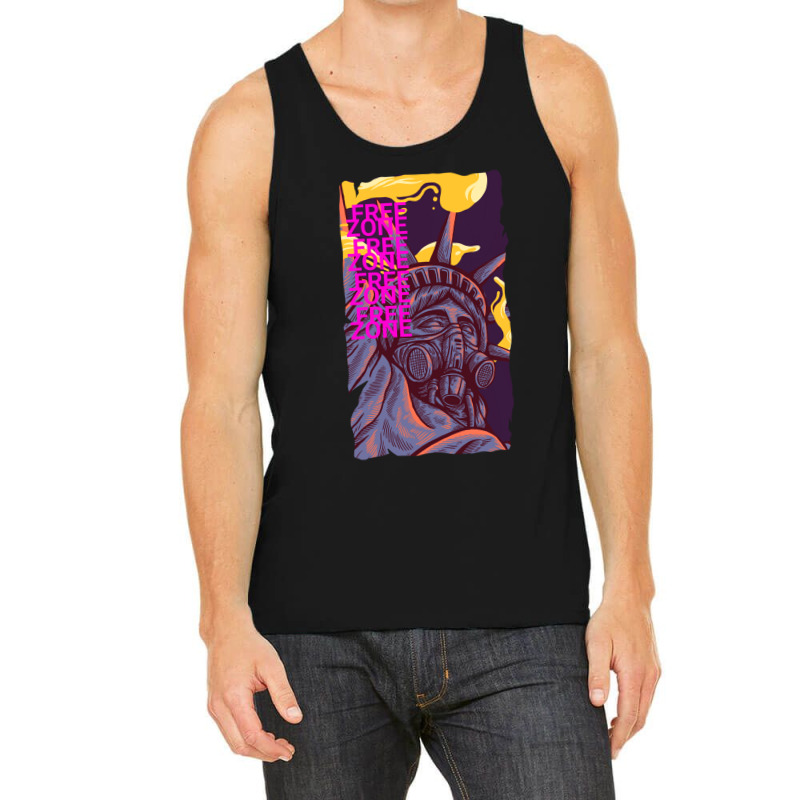 Free Zone Liberty Tank Top by Us-creat | Artistshot