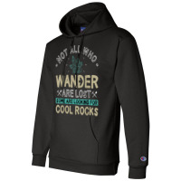 Some Are Looking For Cool Rocks   Geologist Geode Hunter T Shirt Champion Hoodie | Artistshot