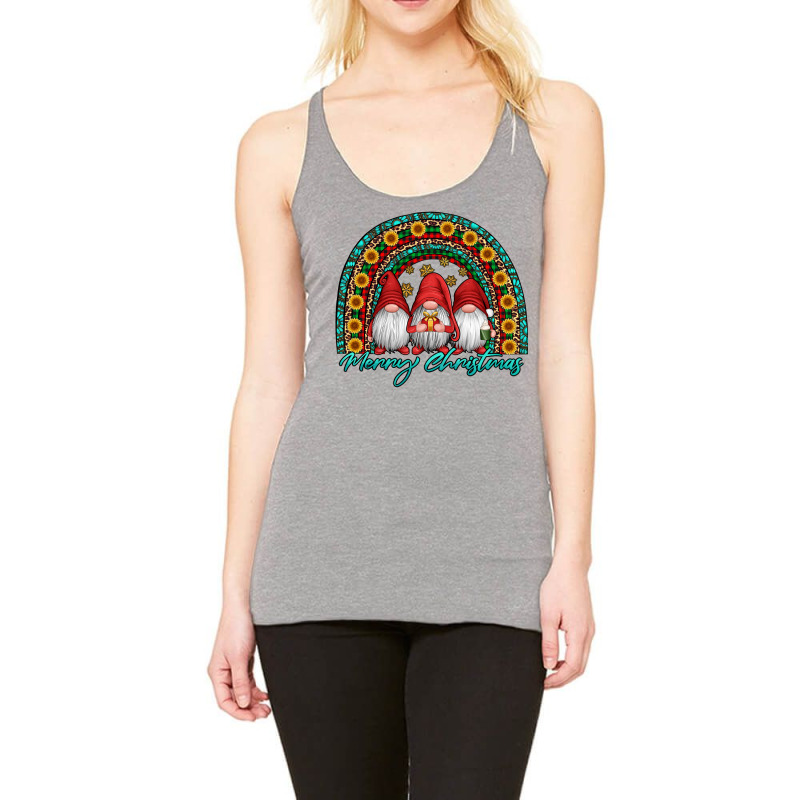 Merry Christmas Gnomes Racerback Tank | Artistshot