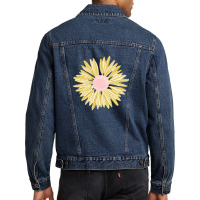 Gold Flower Sticker Men Denim Jacket | Artistshot