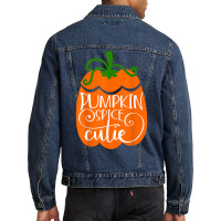 Pumpkin Spice Cutie Delicious Fall Flavor Novelty Item T Shirt Men Denim Jacket | Artistshot