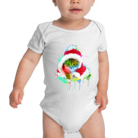 Merry Christmas Cat Baby Bodysuit | Artistshot