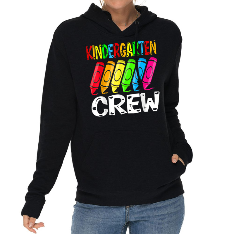 Kindergarten Crew Back To School Crayon Teacher Student T Shirt Lightweight Hoodie | Artistshot