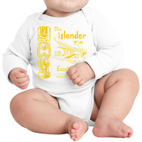 The Islander   Los Angeles, Ca   Vintage Tiki Bar Funny T Shirt Long Sleeve Baby Bodysuit | Artistshot