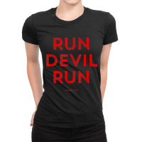 Run Devil Run James 47 Bible Music Vintage Retro Ladies Fitted T-shirt | Artistshot