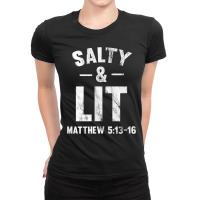 Salty & Lit Matthew 513-16 Character Videogames Ladies Fitted T-shirt | Artistshot