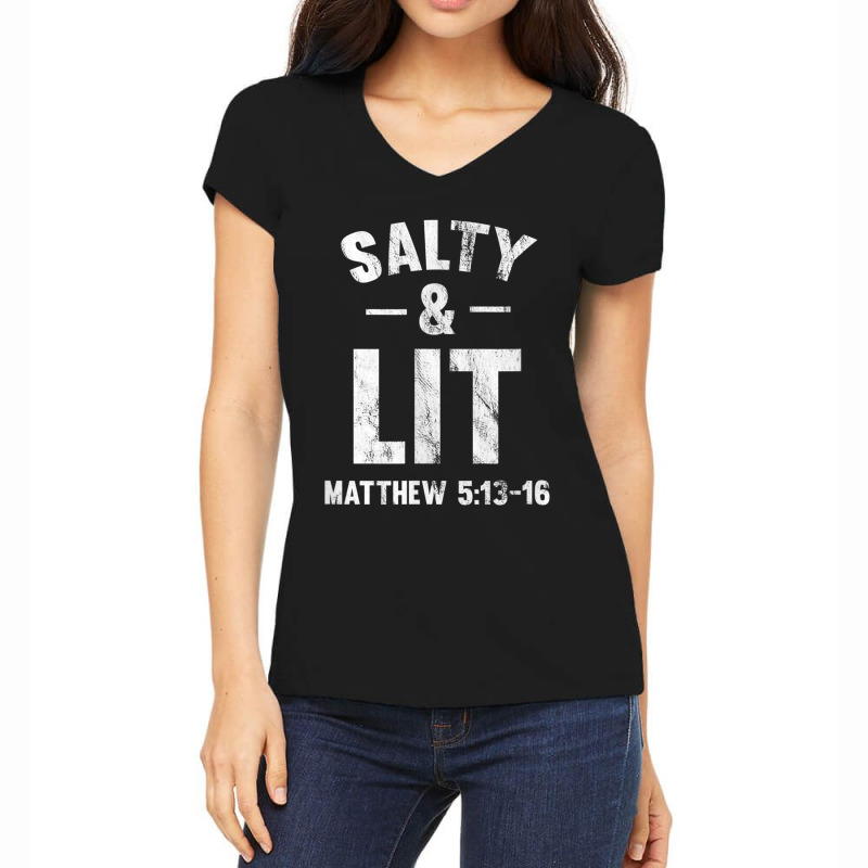 Salty & Lit Matthew 513-16 Character Videogames Women's V-Neck T-Shirt by Aria-Proctor | Artistshot