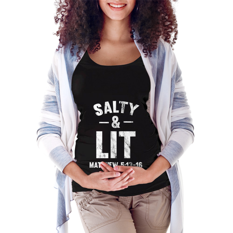 Salty & Lit Matthew 513-16 Character Videogames Maternity Scoop Neck T-shirt by Aria-Proctor | Artistshot