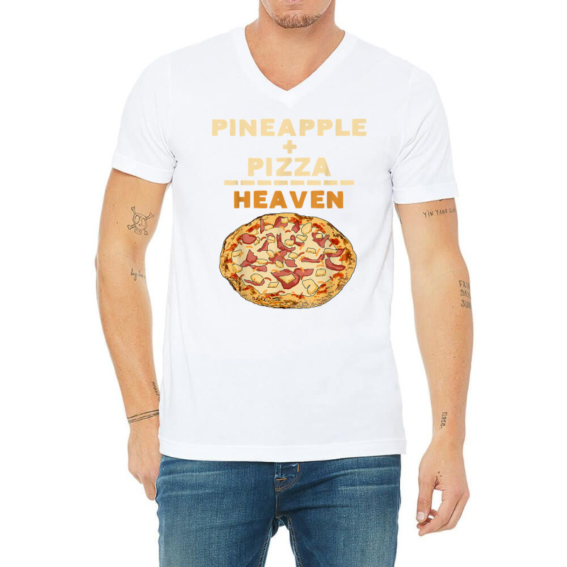 Pineapple Pizza Quote Hawaiian Pizza Funny Saying T Shirt V-neck Tee | Artistshot